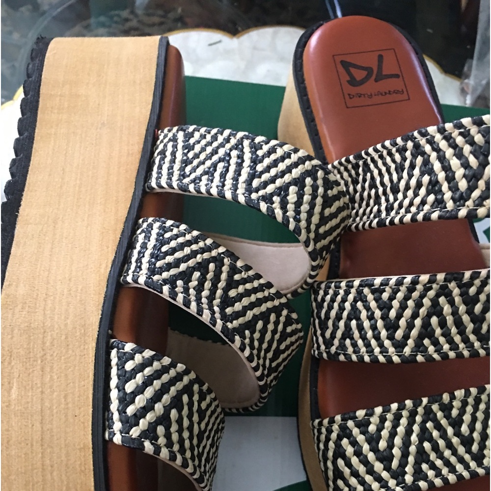 Dolce vita slides platforms used twice only no box fits ladies 7 only